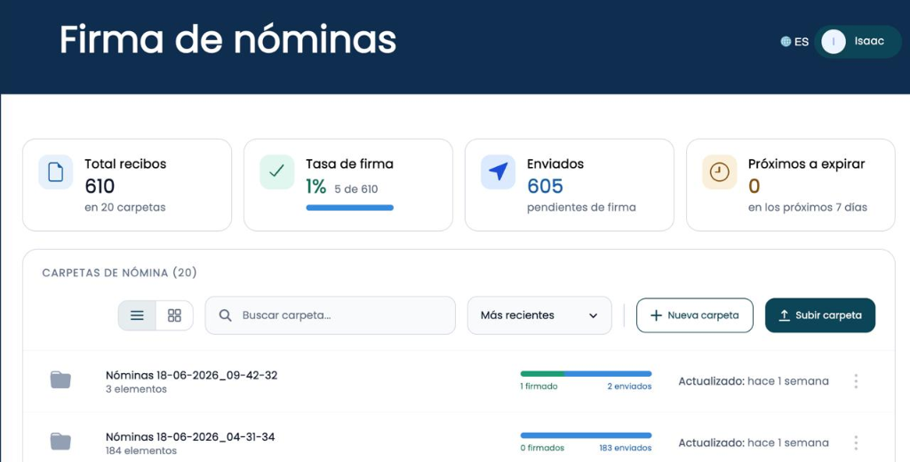 Panel de Rafik para departamento legal AI-Native